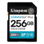 Kingston , Canvas Go! Plus , 256 GB , SD , Flash memory class Class 10, UHS-I, U3, V30