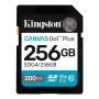 Kingston , Canvas Go! Plus , 256 GB , SD , Flash memory class Class 10, UHS-I, U3, V30