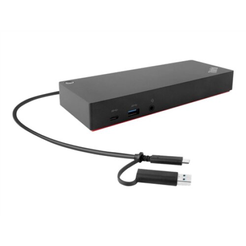 Lenovo , ThinkPad Hybrid USB-C with USB-A Dock, max 2 displays, , 40AF0135EU , USB-C Dock , Ethernet LAN (RJ-45) ports 1 , DisplayPorts quantity 2 , USB 3.0 (3.1 Gen 1) Type-C ports quantity 1 x USB-C (Gen 2, 5V / 3A power) , USB 3.0 (3.1 Gen 1) ports qua