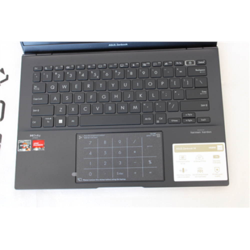 SALE OUT. ASUS UM3402YA-KP373W/7530U/00T5DA/16G/UI/2KKP/WOC/V/WAE/BG6 Asus Zenbook 14 UM3402YA-KP373W Jade Black, 14 , IPS, WQXGA, 2880 x 1800, Anti-glare, AMD Ryzen 5, 7530U, 16 GB, LPDDR4 on board, SSD 512 GB, AMD Radeon Graphics, No Optical drive, Wind