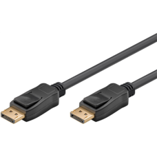 Goobay , Black , DisplayPort male , DisplayPort male , DisplayPort Connector Cable 1.4 , DP to DP , 2 m