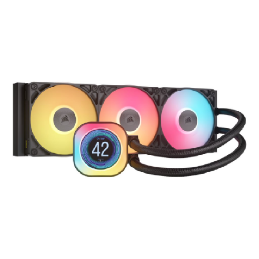 Corsair , Liquid CPU Cooler , iCUE LINK TITAN 360 RX LCD , Intel, AMD