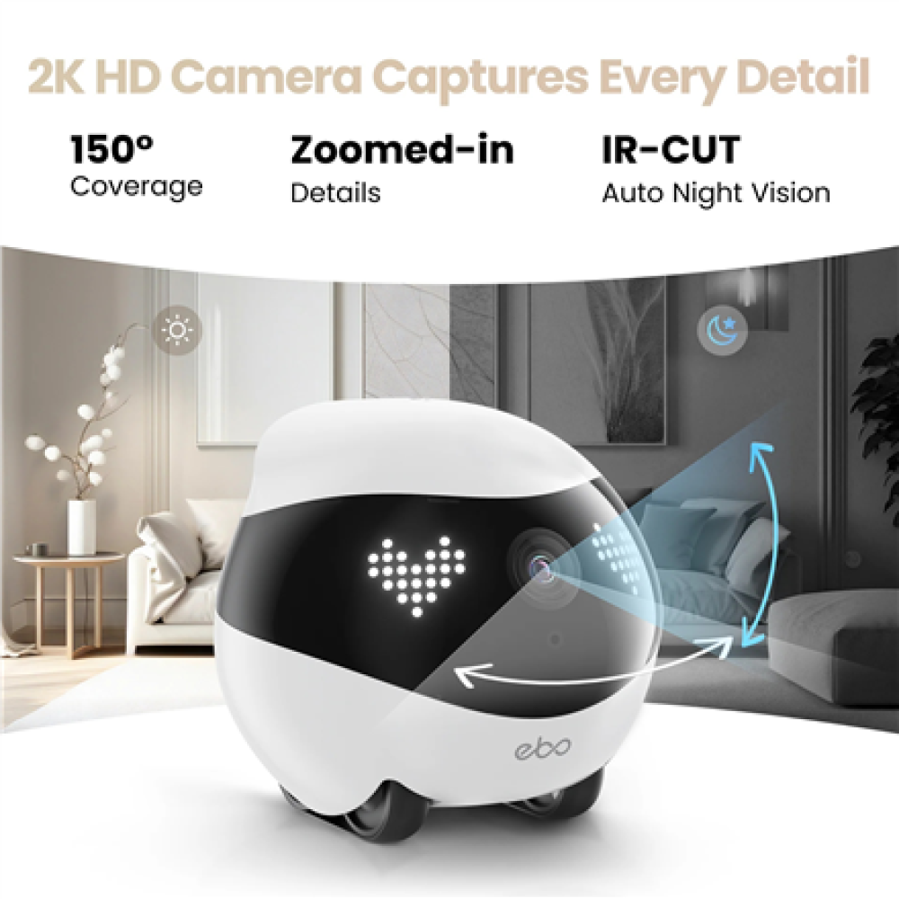 Enabot , Companion Robot , EBO AIR 2 , Compact , Maximum Memory Support 256G