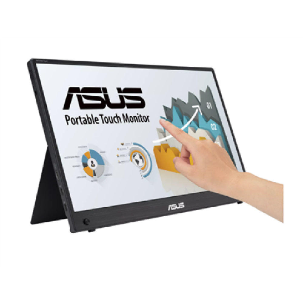 Asus Monitor MB16AHT 15.6 Touchscreen IPS FHD 16:9 5 ms 250 cd/m² HDMI ports quantity 1 60 Hz