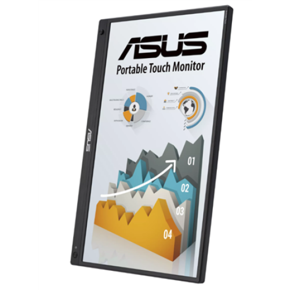 Asus Monitor MB16AHT 15.6 Touchscreen IPS FHD 16:9 5 ms 250 cd/m² HDMI ports quantity 1 60 Hz
