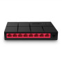 Mercusys , Switch , MS108G , Unmanaged , Desktop , Power supply type External