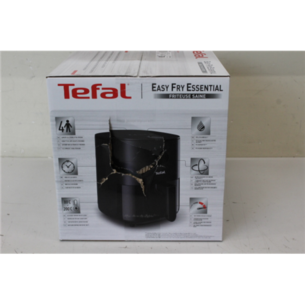 EY130815SO SALE OUT. Tefal EY130815 Essential Fryer, 3.5 L, Black , TEFAL Fryer , Essential EY130815 , Power 1400 W , Capacity 3.5 L , Black , DAMAGED PACKAGING, SCRATCHES ON BACK