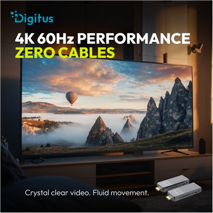 Digitus 4K Wireless HDMI Extender Set, 150 m, 4K/60Hz , DS-55359