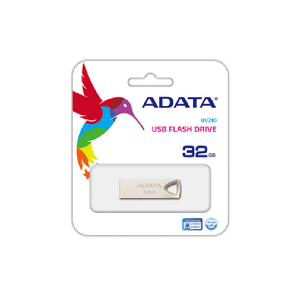 ADATA , UV210 , 32 GB , USB 2.0 , Silver