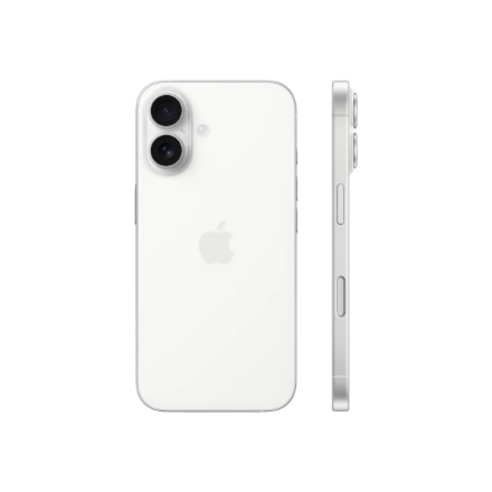 Apple iPhone 16 , White , 6.1 , Super Retina XDR , 2556 x 1179 pixels , A18 , Internal RAM 8 GB , 256 GB , Dual SIM , 4G , Main camera resolution 48+12 MP , Secondary camera resolution 12 MP , iOS , 18