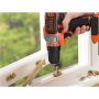 BLACK & DECKER , Cordless Multievo Drill Driver , MT218K-QW , 18 V , 1.5 Ah , Lithium