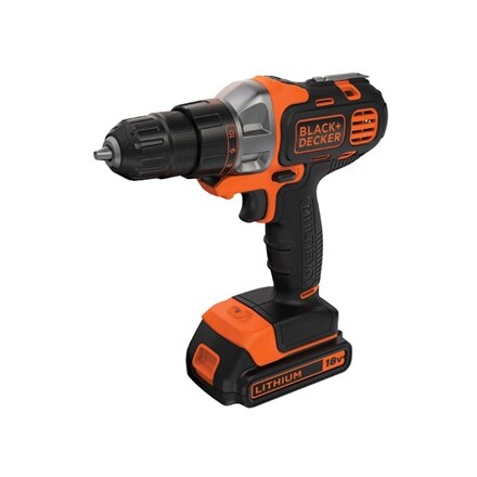BLACK & DECKER , Cordless Multievo Drill Driver , MT218K-QW , 18 V , 1.5 Ah , Lithium