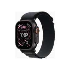 Apple Watch Ultra 3 GPS + Cellular 49mm Black Titanium Case with Black Alpine Loop - Large , Apple