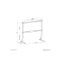 Neomounts Desk Mount , DS45-430BL18 TV stand , Adjustable Height , 45-90 , Maximum weight (capacity) 60 kg , Black