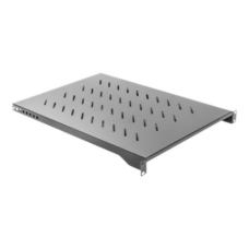 Lanberg 19 fixed shelf 1U/483x700mm max load capacity up to 15kg, black , Lanberg