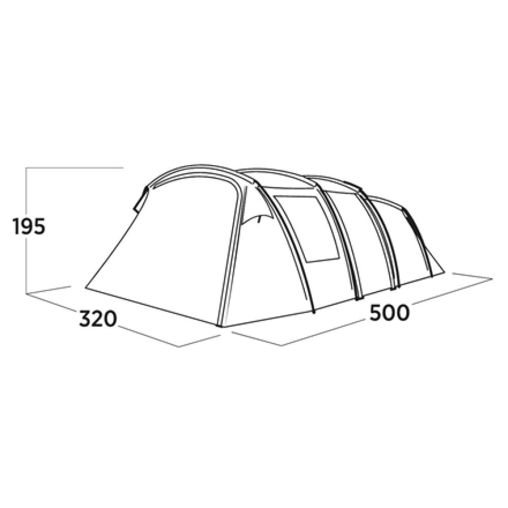 Easy Camp Family tent , Hamra 5 , 5 person(s) , Blue