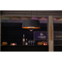 SUNRED Heater ARTIX C-HB, Compact Bright Hanging Infrared 1500 W Black IP24