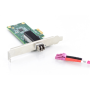 Digitus , SFP Gigabit Ethernet PCI Express Card 32-bit, low profile bracket, Intel WGI210 chipset , DN-10160