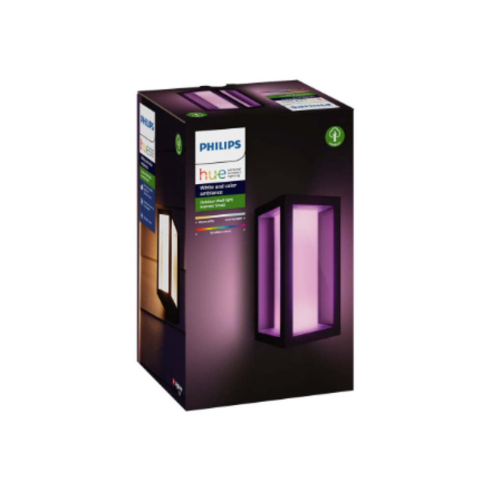 Philips Hue WCA Impress Outdoor Wall Lantern , 8 W , 2000-6500 Hue White Colour Ambiance