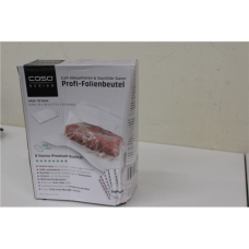 SALE OUT. Caso Bags 50 pcs. for Vacuum sealer 20x30cm , Caso , Foil Bags , 01219 , 50 units , Dimensions (W x L) 20 x 30 cm , Transparent , DAMAGED PACKAGING