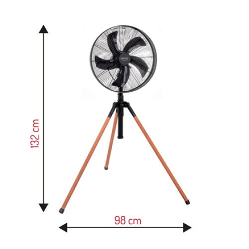 Camry , CR 7329 , Tripod Loft Fan , 100 W , Diameter 40 cm , Number of speeds 3 , Oscillation , Black