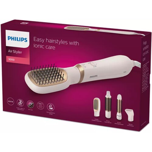 Philips , Hair Styler , BHA310/00 3000 Series , Warranty 24 month(s) , Ion conditioning , Number of heating levels 3 , 800 W , Pink