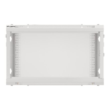 Lanberg , Rack cabinet 19 wall-mount 6U/600x600 for self-assembly with metal door (flat pack) , WF01-6606-00S , Grey