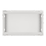 Lanberg Rack cabinet 19 wall-mount 6U/600x600 for self-assembly with metal door (flat pack), grey , Lanberg