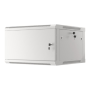 Lanberg Rack cabinet 19 wall-mount 6U/600x600 for self-assembly with metal door (flat pack), grey , Lanberg