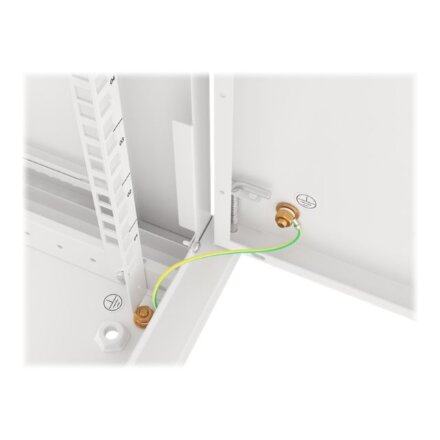 Lanberg , Rack cabinet 19 wall-mount 6U/600x600 for self-assembly with metal door (flat pack) , WF01-6606-00S , Grey