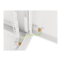Lanberg Rack cabinet 19 wall-mount 6U/600x600 for self-assembly with metal door (flat pack), grey , Lanberg