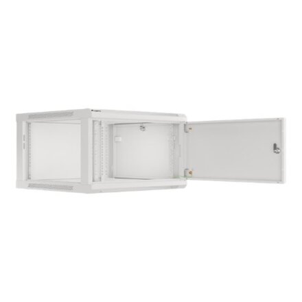 Lanberg , Rack cabinet 19 wall-mount 6U/600x600 for self-assembly with metal door (flat pack) , WF01-6606-00S , Grey