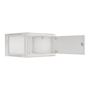 Lanberg Rack cabinet 19 wall-mount 6U/600x600 for self-assembly with metal door (flat pack), grey , Lanberg