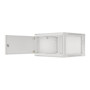 Lanberg , Rack cabinet 19 wall-mount 6U/600x600 for self-assembly with metal door (flat pack) , WF01-6606-00S , Grey