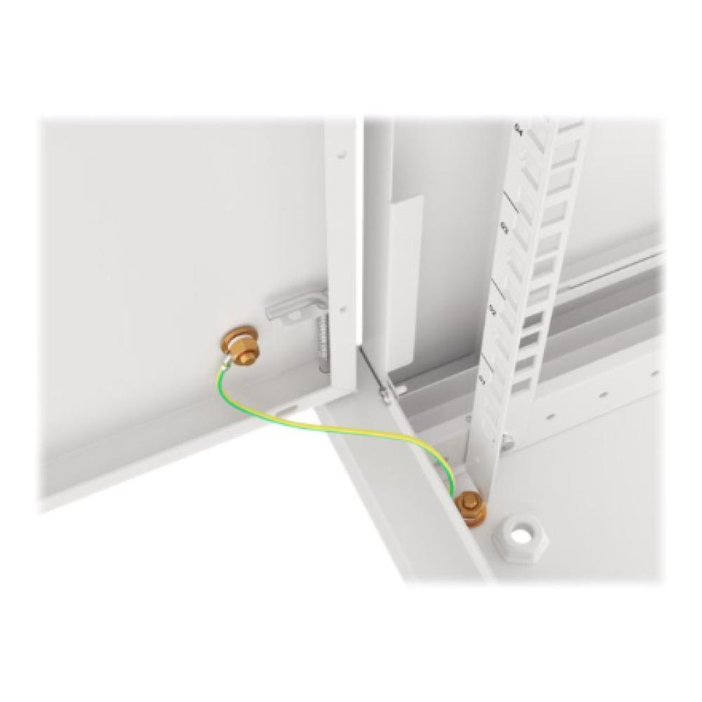 Lanberg Rack cabinet 19 wall-mount 6U/600x600 for self-assembly with metal door (flat pack), grey , Lanberg