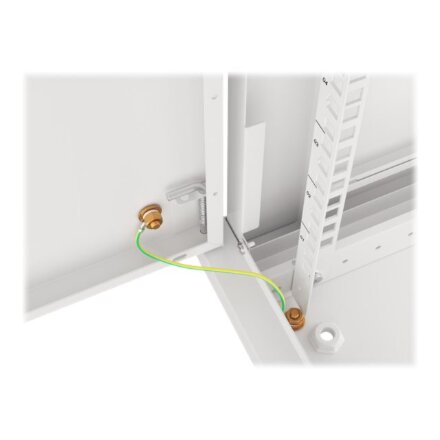Lanberg , Rack cabinet 19 wall-mount 6U/600x600 for self-assembly with metal door (flat pack) , WF01-6606-00S , Grey