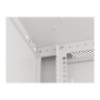 Lanberg Rack cabinet 19 wall-mount 6U/600x600 for self-assembly with metal door (flat pack), grey , Lanberg