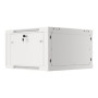 Lanberg , Rack cabinet 19 wall-mount 6U/600x600 for self-assembly with metal door (flat pack) , WF01-6606-00S , Grey