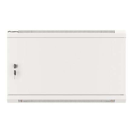 Lanberg , Rack cabinet 19 wall-mount 6U/600x600 for self-assembly with metal door (flat pack) , WF01-6606-00S , Grey