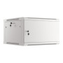 Lanberg , Rack cabinet 19 wall-mount 6U/600x600 for self-assembly with metal door (flat pack) , WF01-6606-00S , Grey