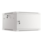Lanberg Rack cabinet 19 wall-mount 6U/600x600 for self-assembly with metal door (flat pack), grey , Lanberg