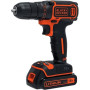 BLACK & DECKER , Cordless Drill , BDCDC18B-QW , 18 V , 2x1.5 Ah , Li-Ion