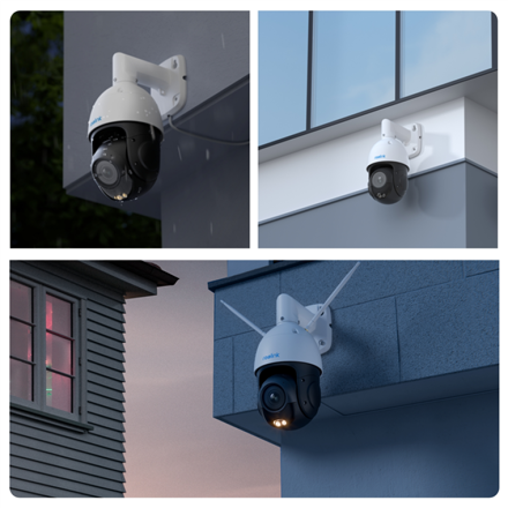 Reolink , 4K 360° Auto-Tracking PoE Camera with 5X Optical Zoom , P840 , 8 MP , f=2.7-13.5mm/Max. F1.6 , Power over Ethernet (PoE) , IP66 , H.265/H.264 , Micro SD, Max. 256GB