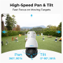 Reolink , 4K 360° Auto-Tracking PoE Camera with 5X Optical Zoom , P840 , 8 MP , f=2.7-13.5mm/Max. F1.6 , Power over Ethernet (PoE) , IP66 , H.265/H.264 , Micro SD, Max. 256GB