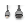 Digitus 8K DisplayPort Adapter Cable, Mini DP to DP, 2 m , DB-340106-020-S , DisplayPort to DisplayPort