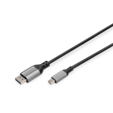 Digitus 8K DisplayPort Adapter Cable, Mini DP to DP, 2 m , DB-340106-020-S , DisplayPort to DisplayPort