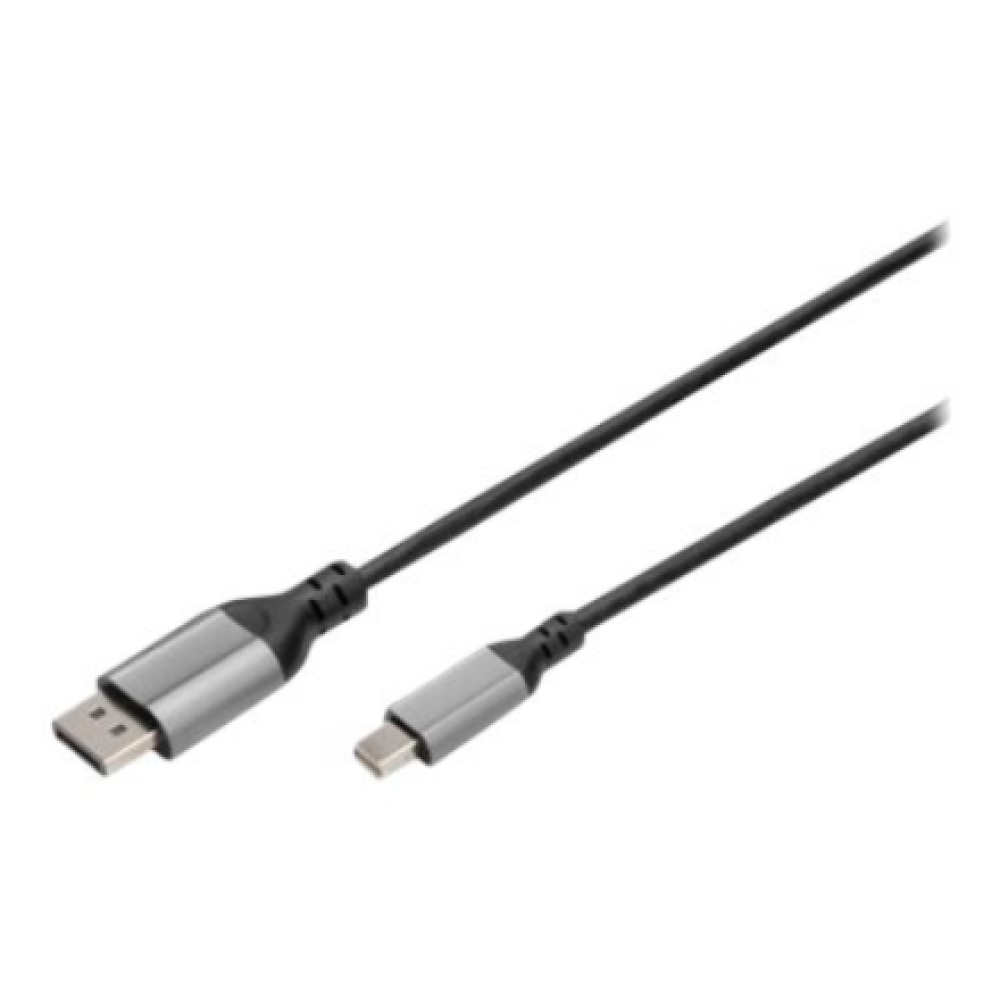Digitus 8K DisplayPort Adapter Cable, Mini DP to DP, 2 m , DB-340106-020-S , DisplayPort to DisplayPort