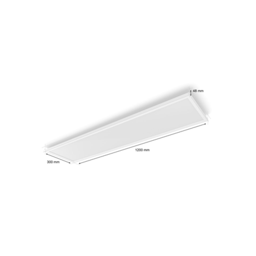 Philips Hue Surimu rectangular panel light, 120 x 30 cm , 2000-6500 Hue White Color Ambiance , Bluetooth, Zigbee
