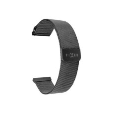 Fixed , Mesh Strap with Quick Release 20mm for Smartwatch , Black Fixed , Mesh Strap with Quick Release 20mm for Smartwatch , Black