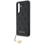 GUESS , 4G Charms Collection , Case , Samsung , Galaxy A56 , TPU/PC/Eco leather , Black